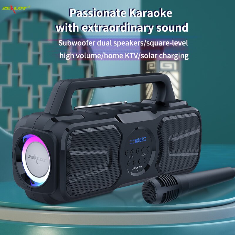 Outdoor Speaker Factory - OEM Zealot P2 Big Solar 40W Wireless