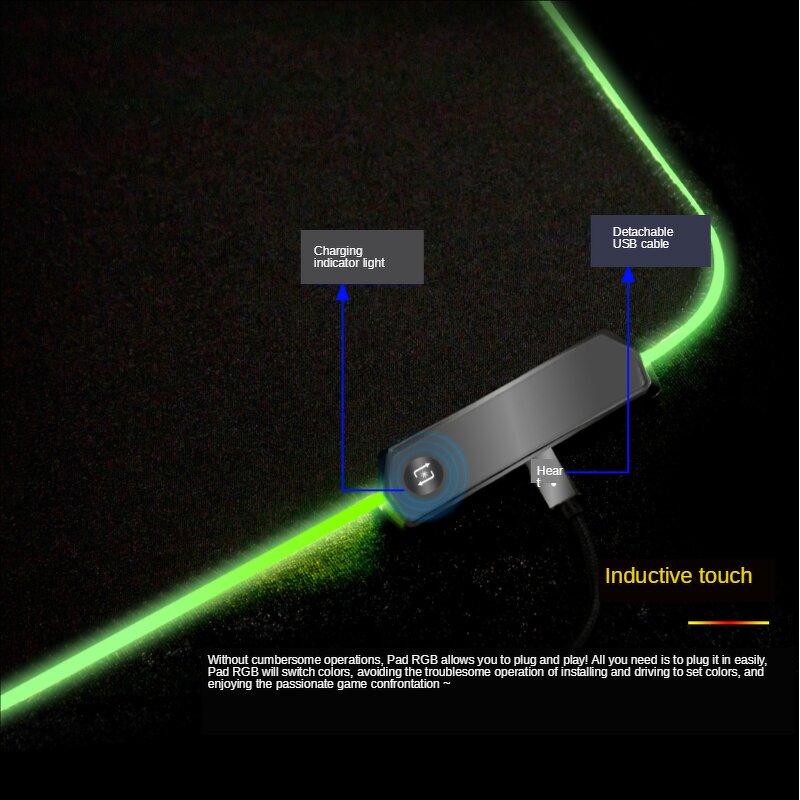 RGB Mousepad Manufacturer - OEM LED Mouse Pad Large Gaming Mat