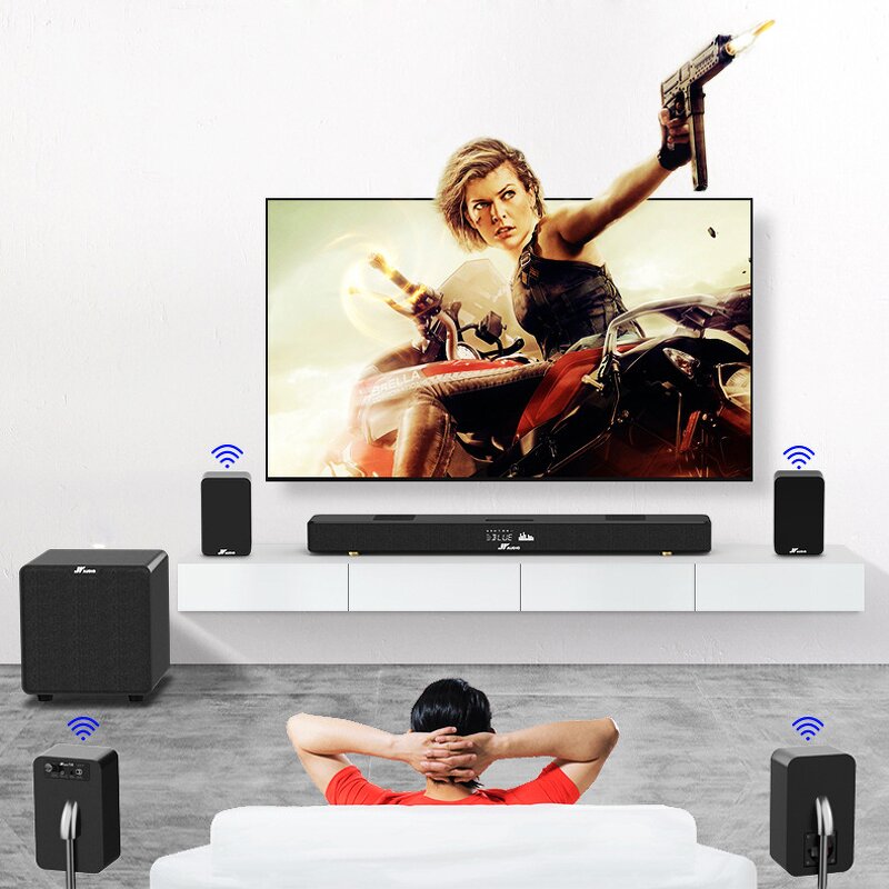 Home Theater Audio Factory - OEM 7.1CH Wireless Soundbar System