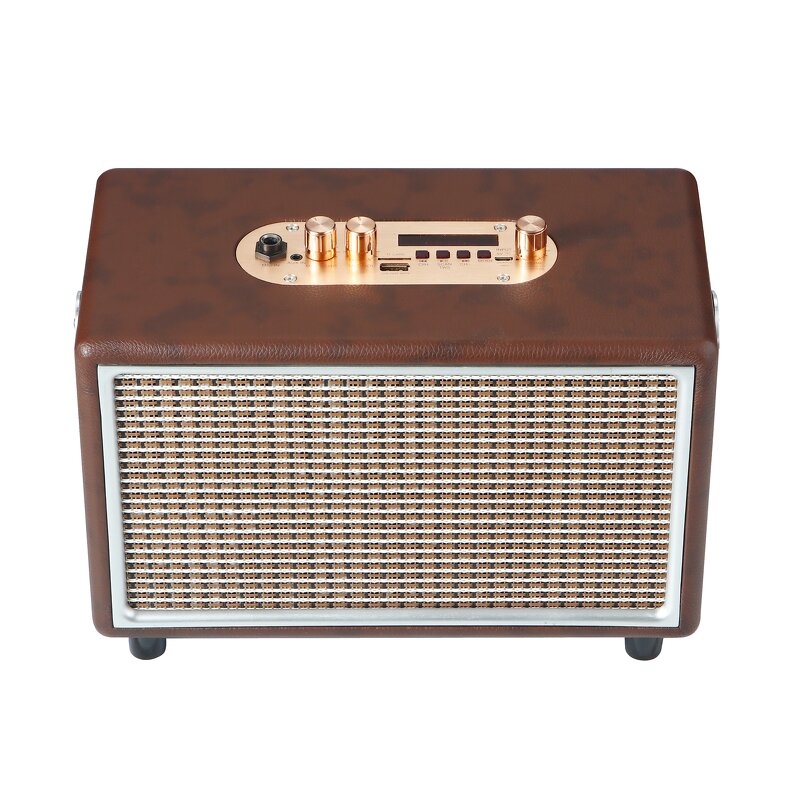 Wireless Speaker Factory - OEM Retro Wooden 16W Portable with Bass