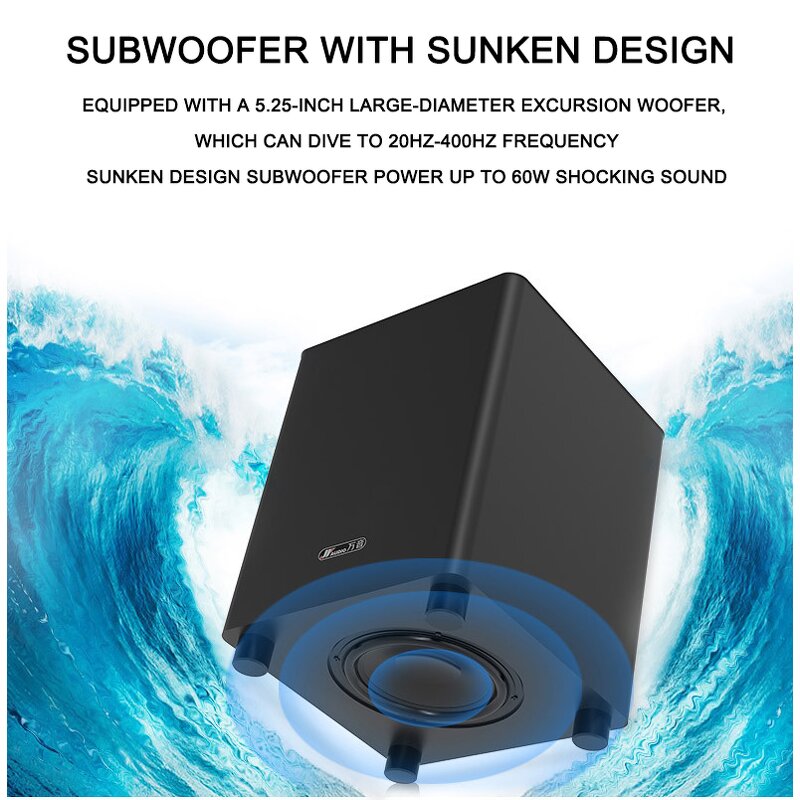 Sound Bar Manufacturer - OEM 5.1CH LED Display Wired System