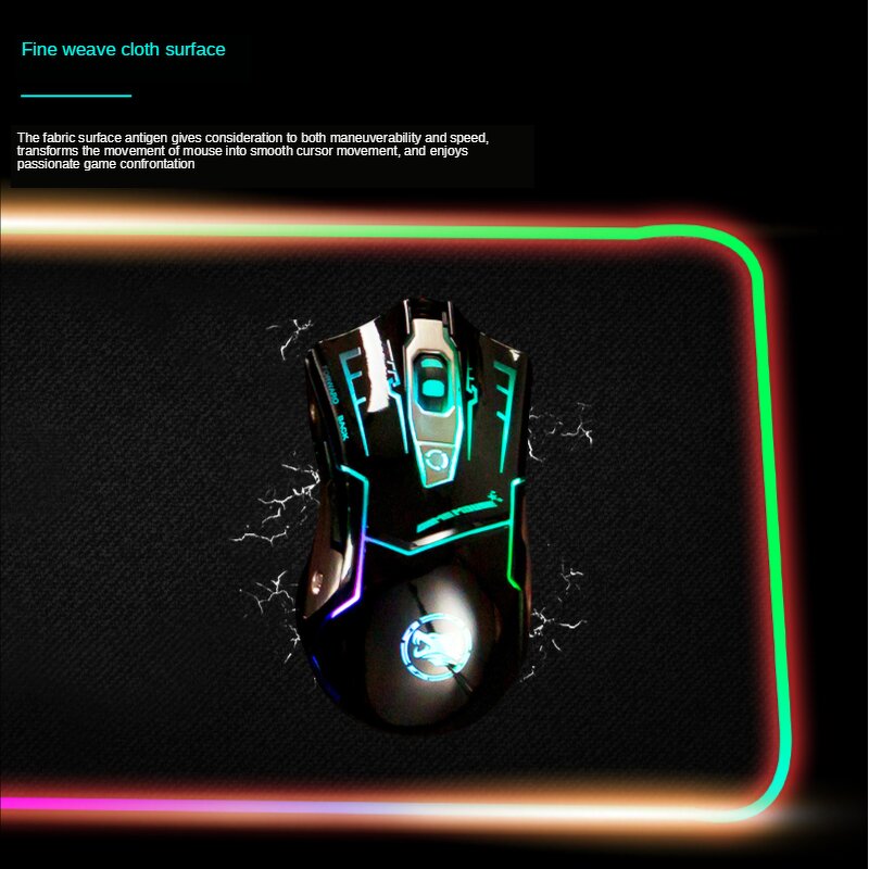 RGB Mousepad Manufacturer - OEM LED Mouse Pad Large Gaming Mat