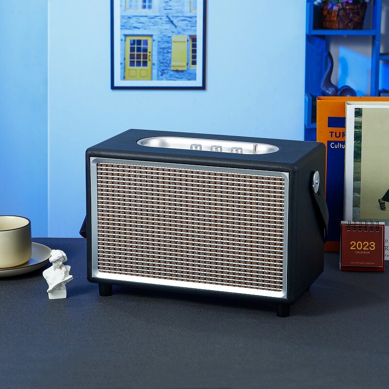 Desktop Speakers Supplier - OEM M8 40W Wood Bookshelf Stereo