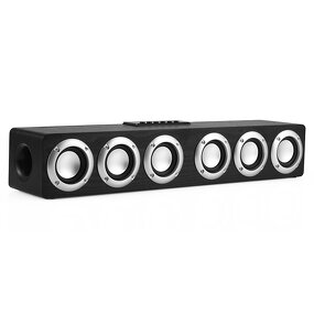 Desk Speaker Manufacturer - OEM Wooden Wireless 20W Soundbar Speaker