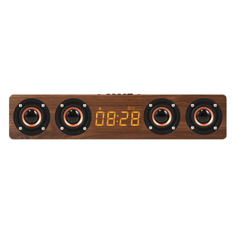 Portable Speaker Supplier - OEM KC Compliant 20W Wooden Rechargeable