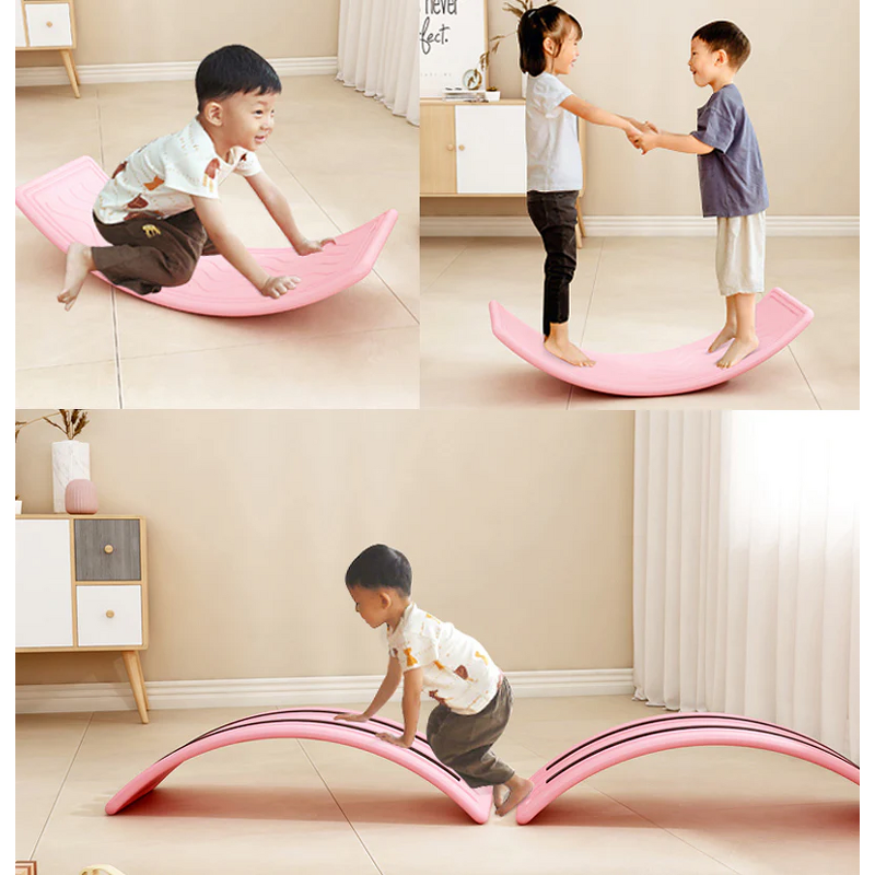 Balance Board Factory - Indoor Plastic Montessori Sensory Wobble Toy Anti Slip