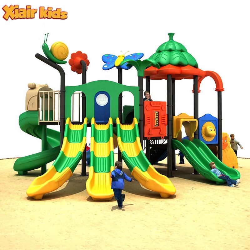 Large Playground Equipment Factory - Outdoor Park Kids Slide Swing Climbing Tower