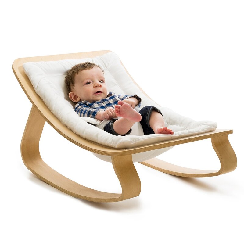 Rocking Sofa Factory - Wooden Bouncer Baby Balance Chair Nursery Daycare
