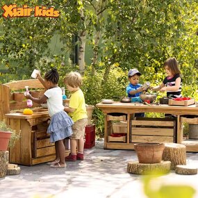 Toddler Activity Set Factory - Outdoor Role Play House Toy Stable Portable