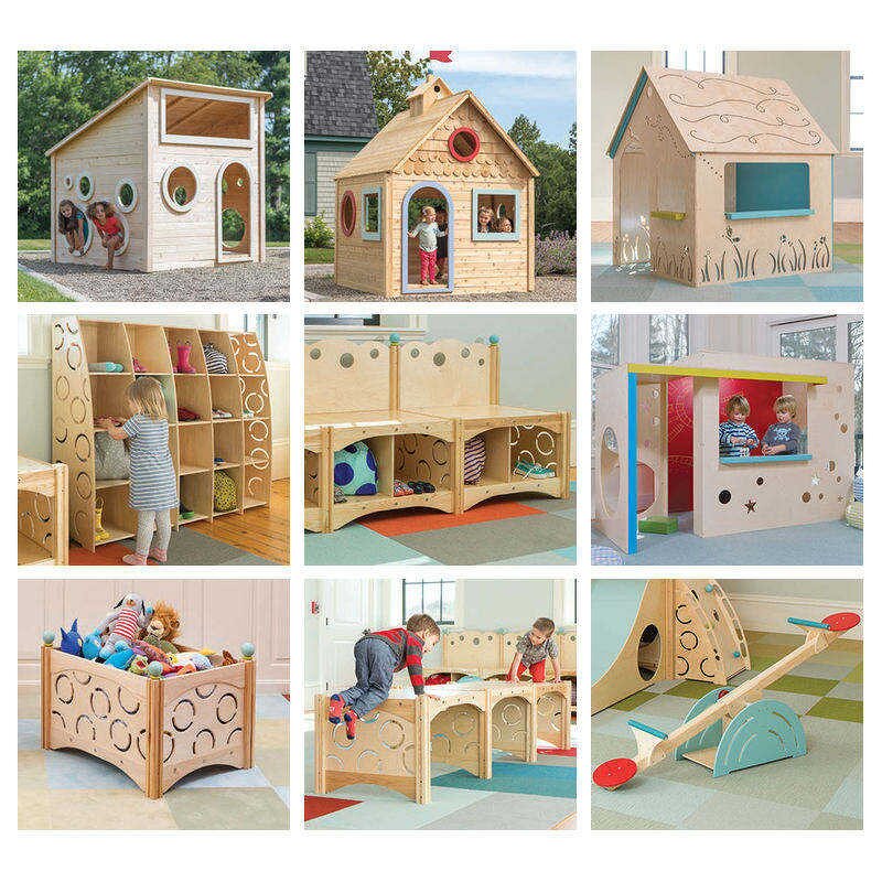 Adventure Playground Factory - Montessori Preschool Custom Make Outdoor Slide Park