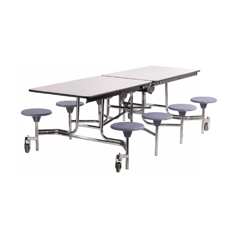 Cafeteria Furniture Factory - Resistant Table Chair with Stools for School Dining