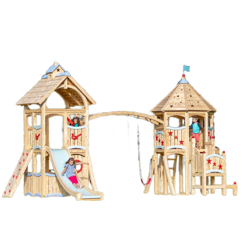 Indoor Swing and Slide Set Factory - Montessori Preschool Toddler Wooden Slide