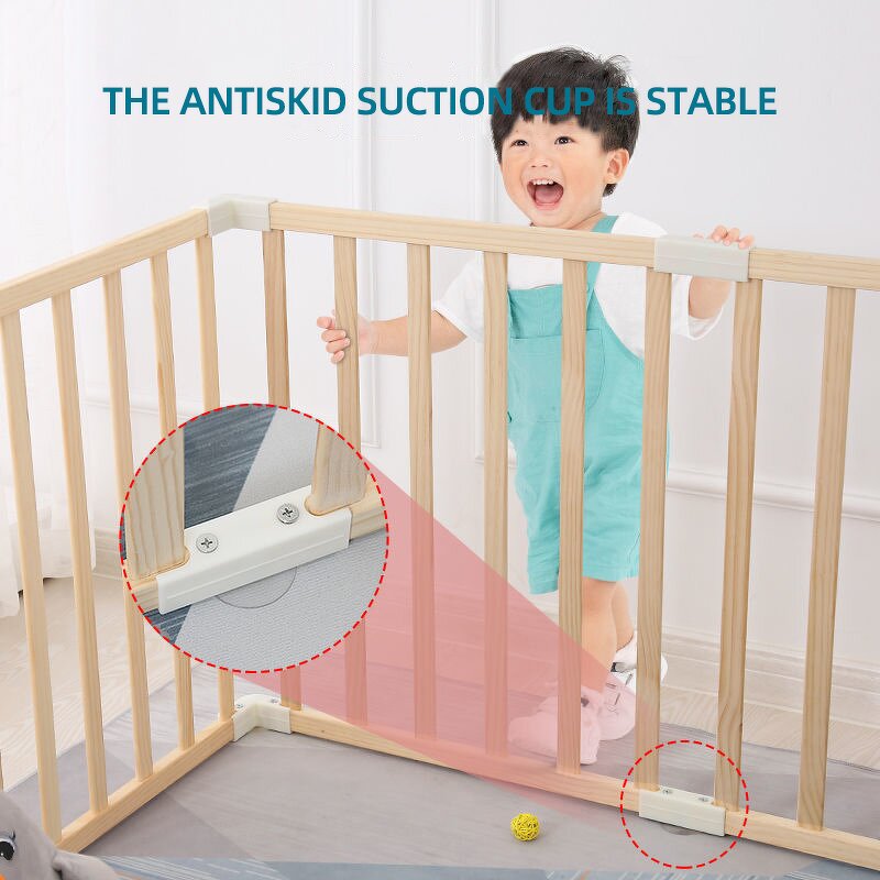 Playpen Factory - Montessori Wooden Collapsible Easy Install Nursery Furniture