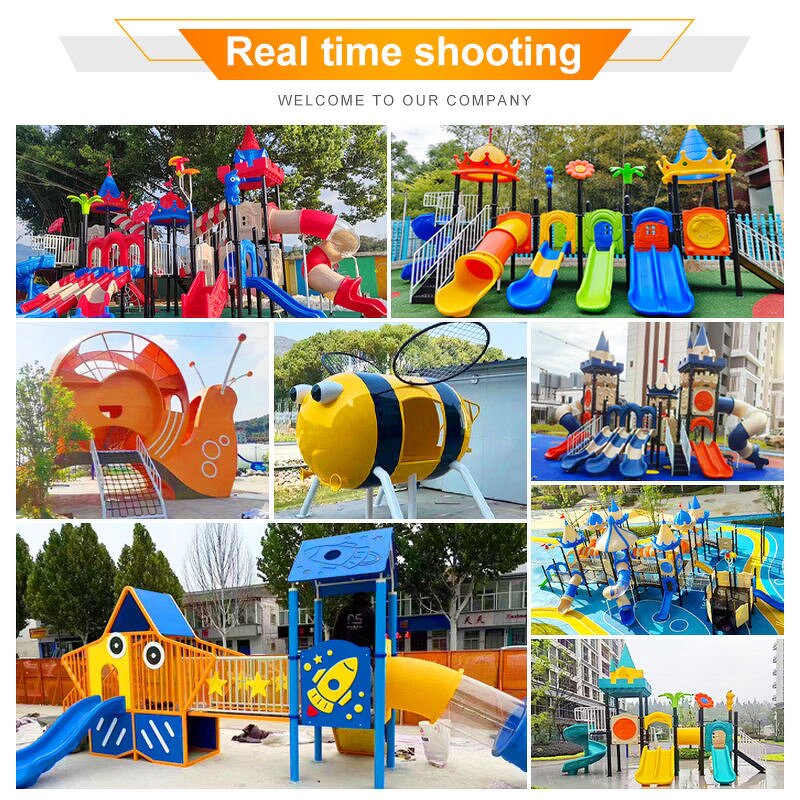 Outdoor Playground Equipment Factory - Large Slide Tower Rope Net Climbing