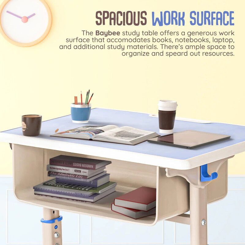 Study Table with Chair Factory - Adjustable Height Desk Chair Combo for Children