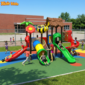 Complete Playground Set Factory - Outdoor Slide Swing Climbing Tower for School