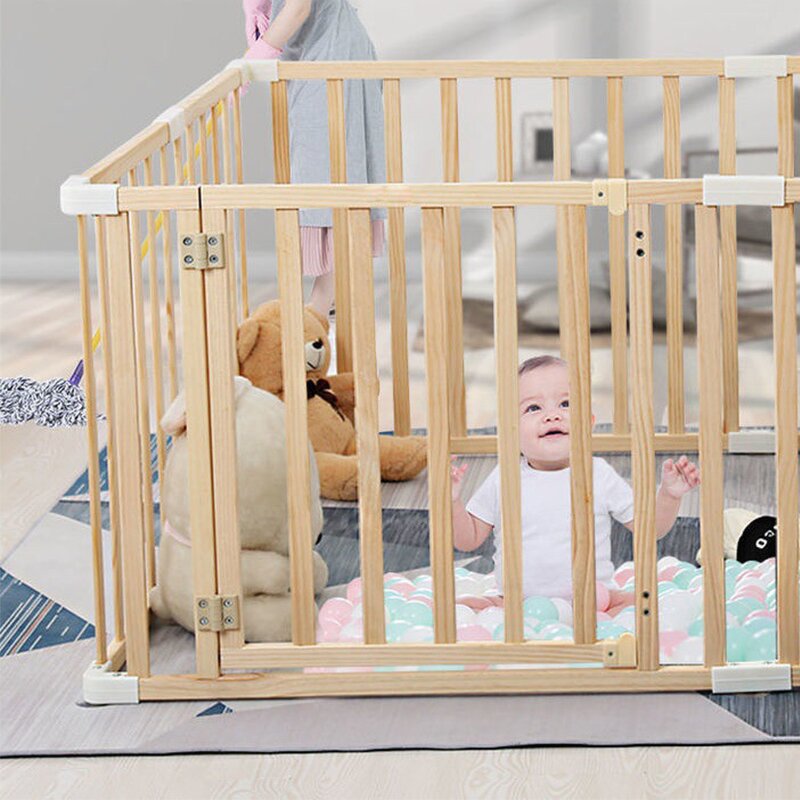 Playpen Factory - Montessori Wooden Collapsible Easy Install Nursery Furniture