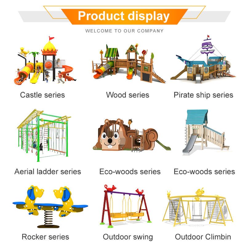 Outdoor Playground Equipment Factory - Large Slide Tower Rope Net Climbing