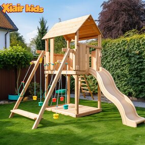 Amusement Park Equipment Factory - Large Children Kindergarten Outdoor Playground