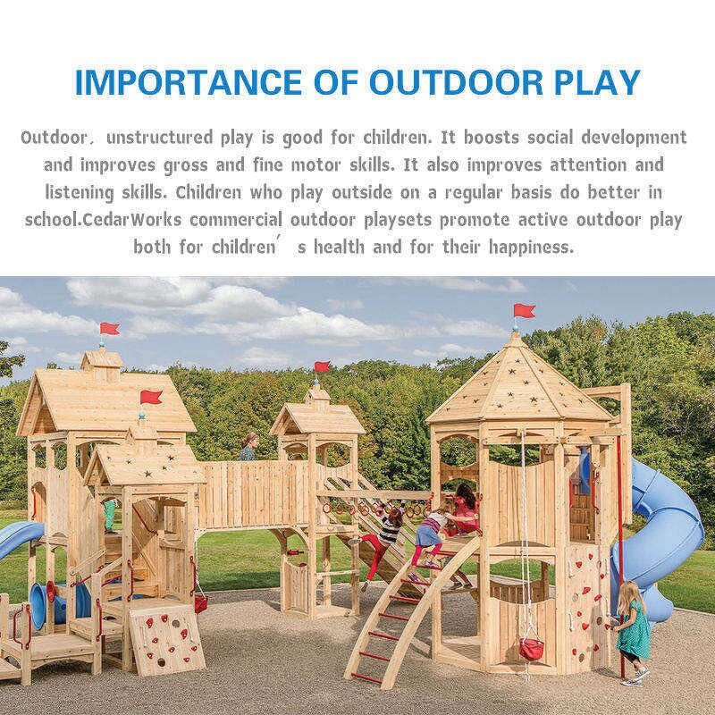 Adventure Playground Factory - Montessori Preschool Custom Make Outdoor Slide Park