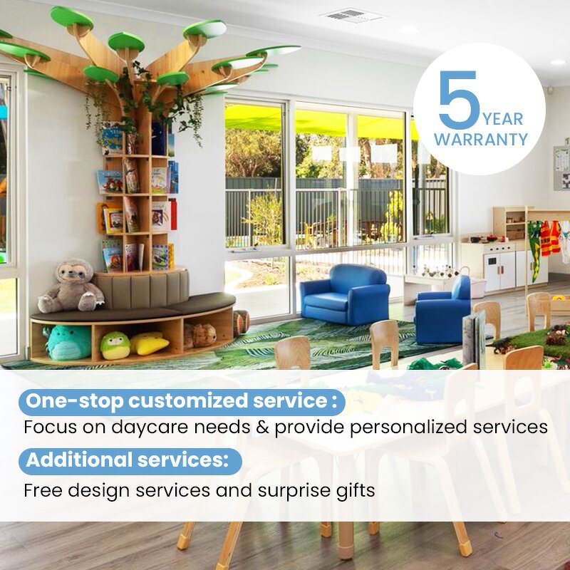 Toddler Furniture Set Factory - Montessori Reading Tree Bookshelf Room Daycare