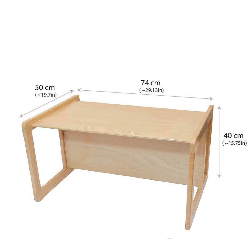 Weaning Table and Chair Factory - Montessori Wooden Kid Activity Table Assemble
