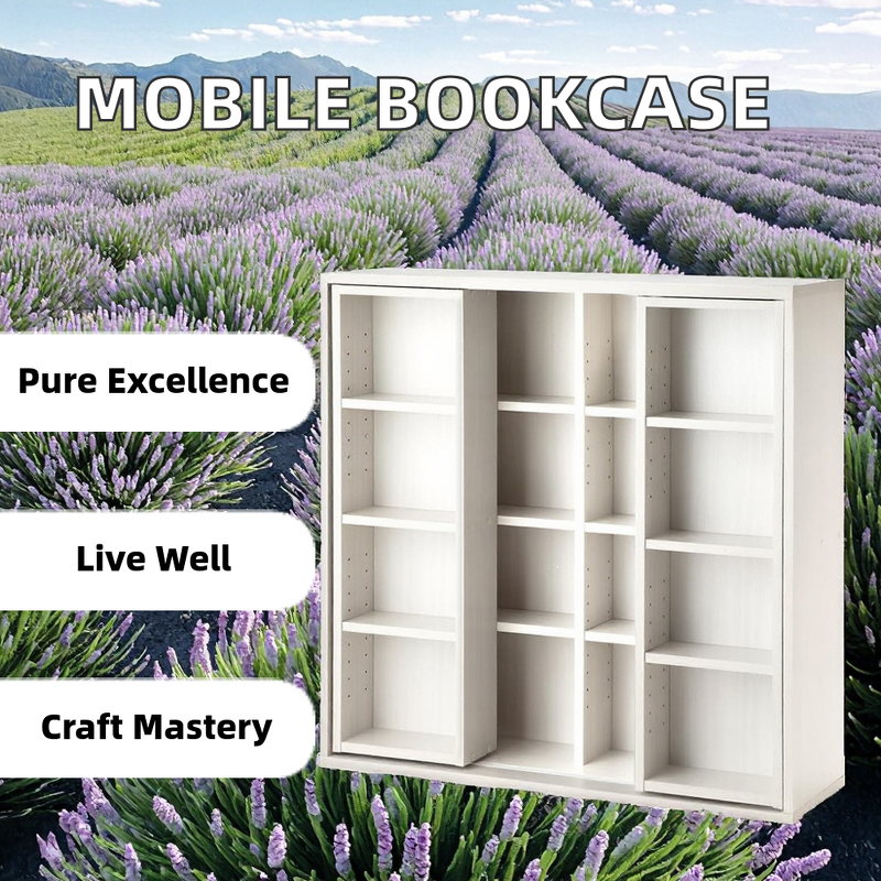 Two-Tier Bookcase Factory - Modern Multi-Level Display Shelf Home Furniture