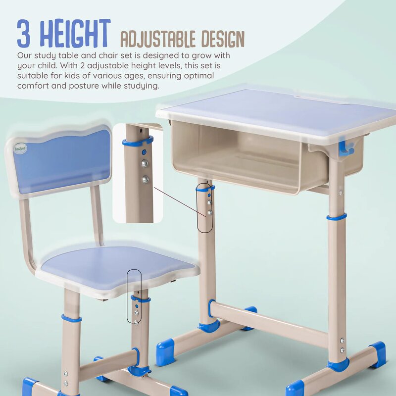 Classroom Furniture Factory - Sturdy Ergonomic Student Desks Adjustable Seats