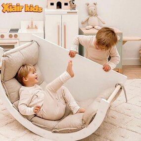 Balance Board Factory - Montessori Wobble Rainbow Board Wooden Educational Toy