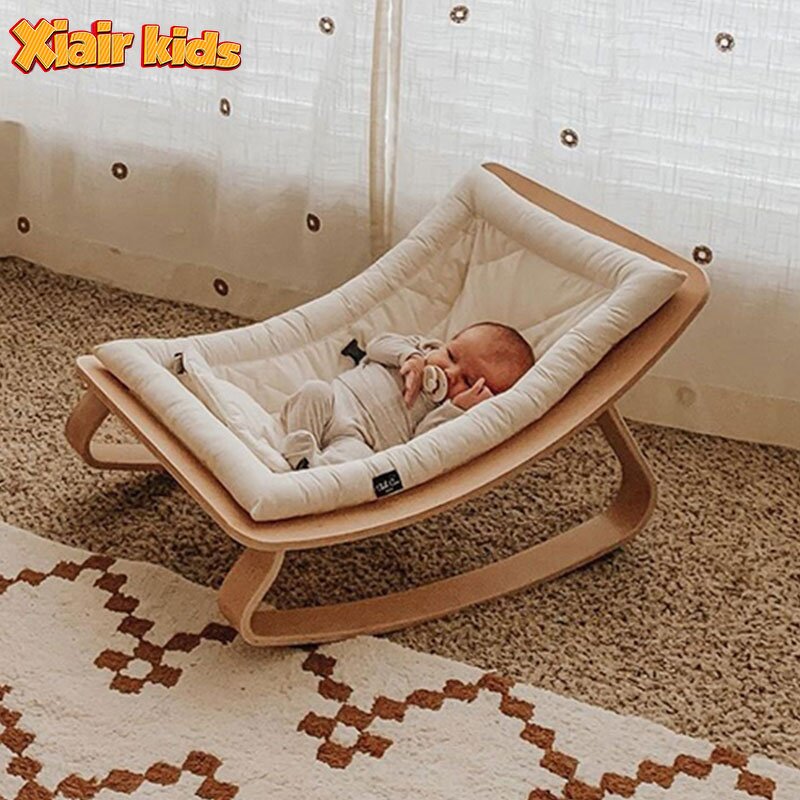 Rocking Sofa Factory - Wooden Bouncer Baby Balance Chair Nursery Daycare
