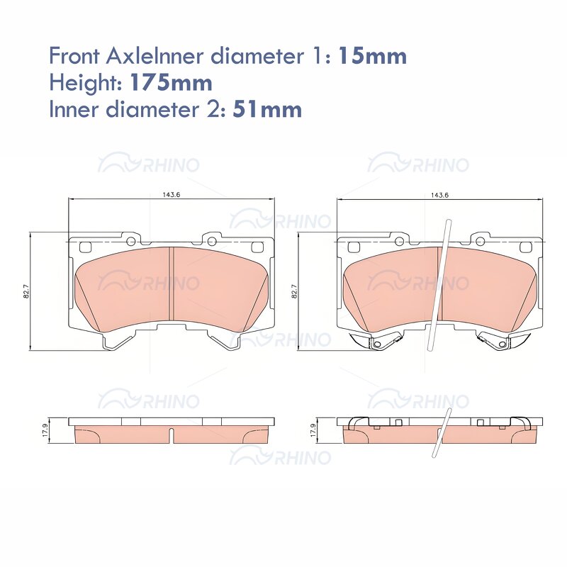 Brake Pads Supplier - OEM 04465-60380 for Toyota RAV4 Hilux