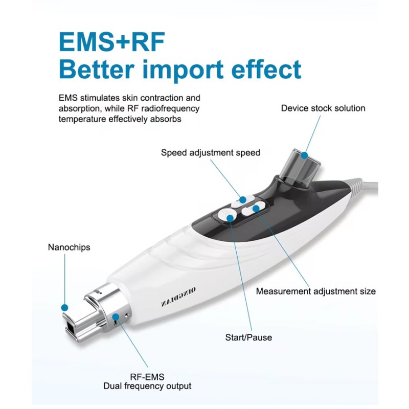 Laser Facial Rejuvenation Machine Facial Machine Ems No Needle for Skin Tightening Wrinkle Removal Face Lifting