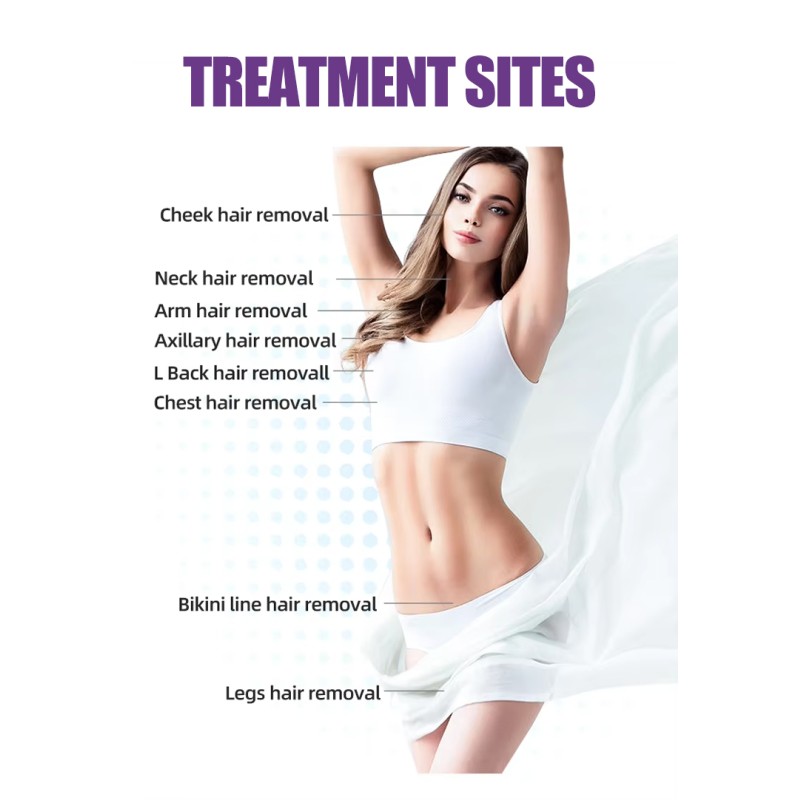 Cooling Handle Painless Hair Removing 1800W Permanent Laser Hair Removal Machine 3 Wavelength Diode Laser Hair Removal Machine