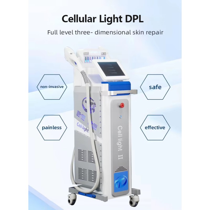 Professional DPL Cell Light Rejuvenation for Home Use Pigment Removal and Skin Tightening with ABS & Metal Material