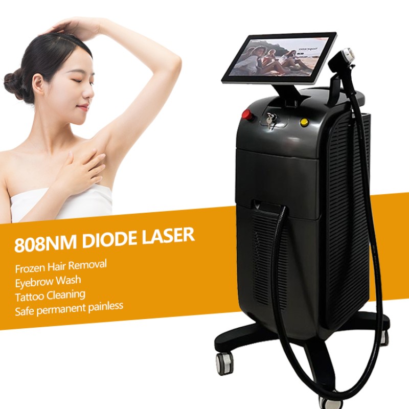 808nm Diode Laser Hair Removal Machine 3 Wavelength 1800w Lazer Hair Removal Machine Professional for Salon Beauty Use