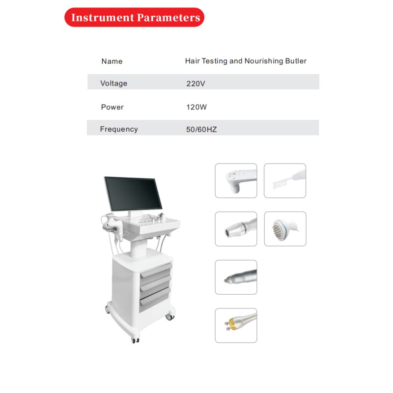 Scalp Analyzer Scalp Treatment Machine  6 in 1 Hair and Scalp Treatment Machine Scalp Massage for Head Spa Beauty Machine
