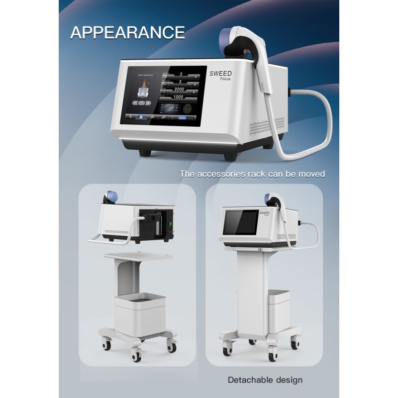 Focus SW7 Shockwave Therapy  Extracorporeal Shockwave Therapy Device Electromagnetic Machine Onda De Therapy Device