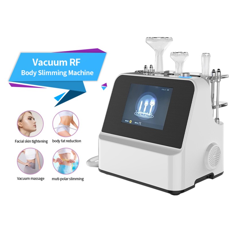 Vacuum RF Body Slimming Beauty Machine with 88MM 58MM 28MM Large RF Vacuum Photon Head Face Lift Machine
