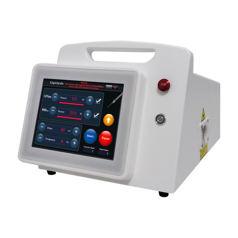 980nm20W+1470nm4w Diode Laser for Lipolysis Facial Lifting Firming Wrinkle Removal Effective Stubborn Fat Removal Abdomen