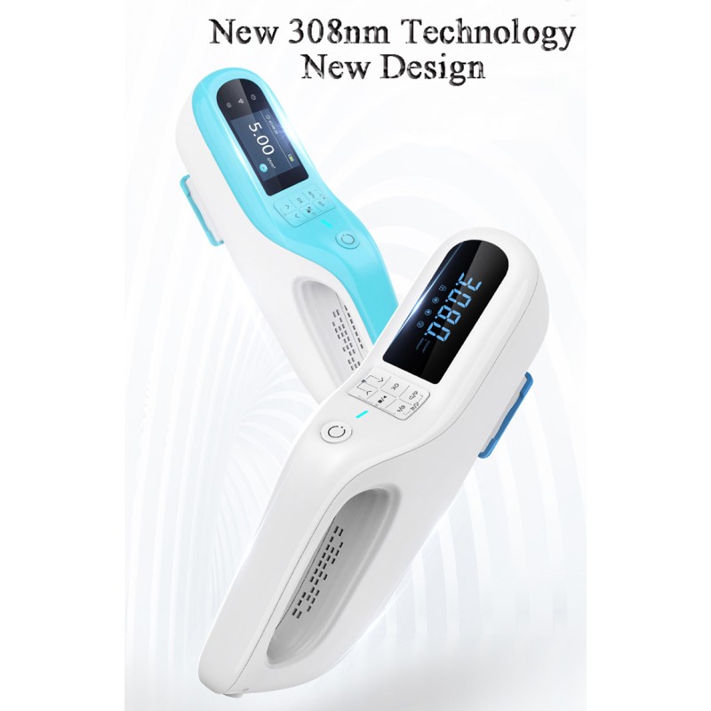 Uv Phototherapy for Vitiligo 308nm Vitiligo Laser Uvb Lamps Electrotherapy Machine Physiotherapy for Hospital Clinic Home Use