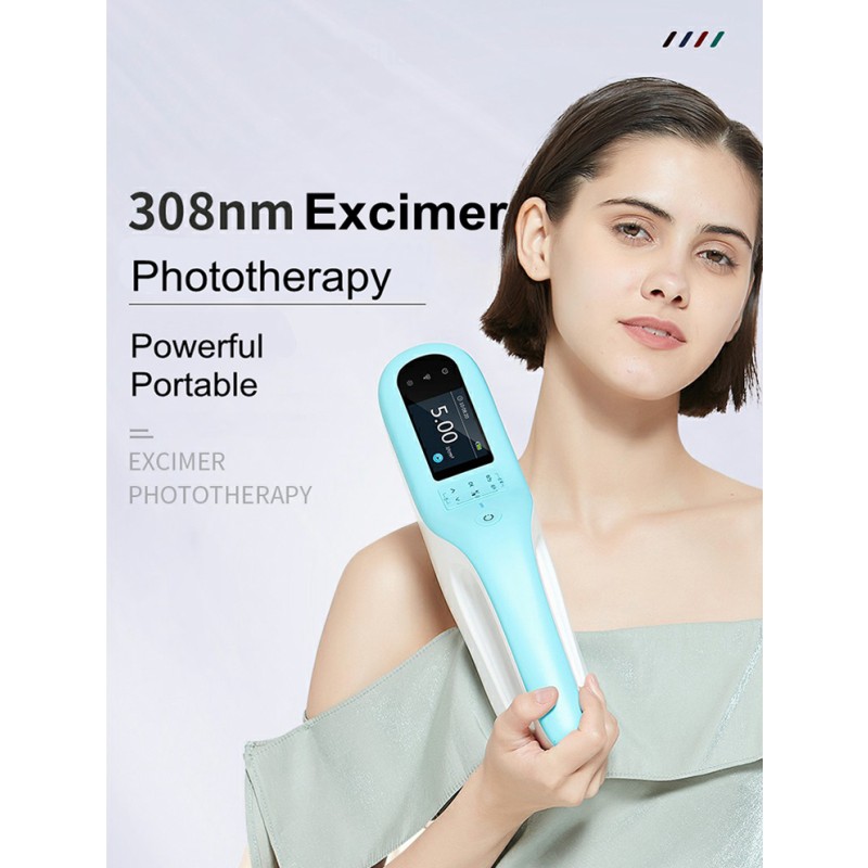 Uv Phototherapy for Vitiligo 308nm Vitiligo Laser Uvb Lamps Electrotherapy Machine Physiotherapy for Hospital Clinic Home Use