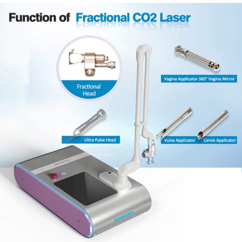 Desktop Acne Treatment Co2 Laser Skin Resurfacing Scar Removal Skin Tightening Co2 Fractional Laser Machine Skin Rejuvenation