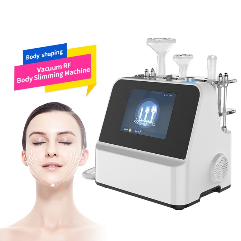 Vacuum RF Body Slimming Beauty Machine with 88MM 58MM 28MM Large RF Vacuum Photon Head Face Lift Machine