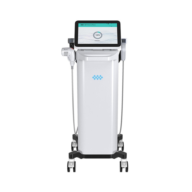 Portable Stainless Steel Microneedling RF Fractional Beauty Machine Tax-Free Facial Body Mini RF Microneedling Machine Standing