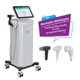 Portable Stainless Steel Microneedling RF Fractional Beauty Machine Tax-Free Facial Body Mini RF Microneedling Machine Standing