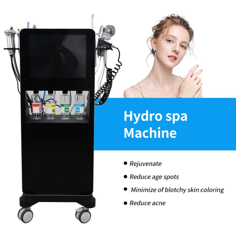 Vertical Deep Cleaning Diamond Dermabrasion Hydra Oxygen Facial Peeling Skin RejuvenationMachine Hydra Microdermabrasion Machine