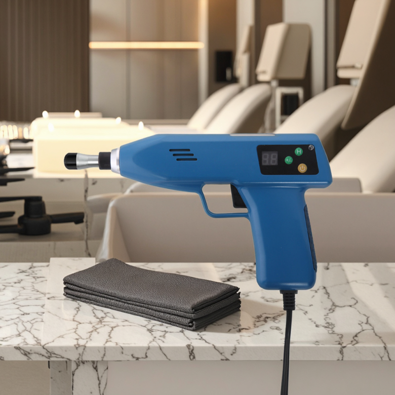 Tax-Free AMCT Activation Handheld Bonesetting Gun ABS and Stainless Steel Material Electric Chiropractic Gun