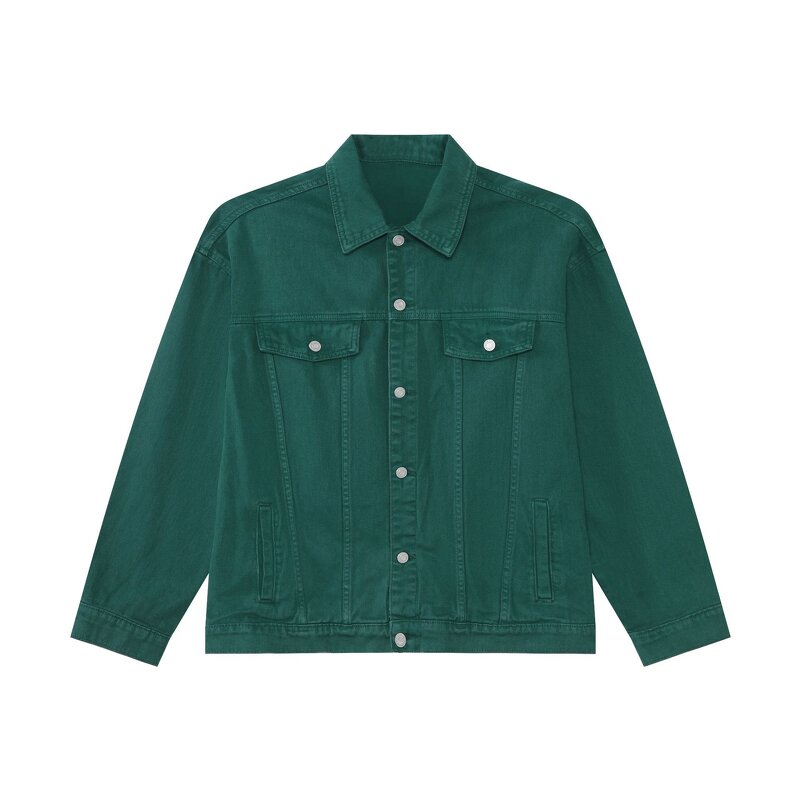 Men's Denim Jacket Factory - OEM Oversized Vintage Printed Distressed