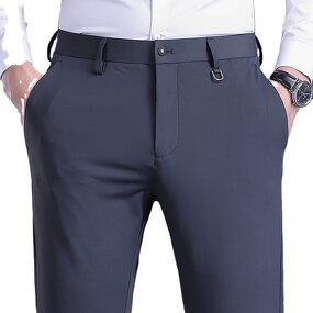 Men's Suit Pants Factory - European Comfortable Drapey Summer Business