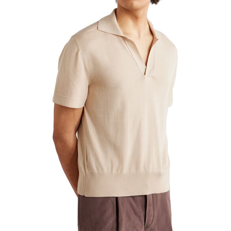 Men's Polo Shirts Factory - Custom Logo 100% Cotton Soft Short Sleeves